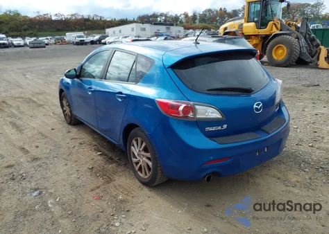 2012 Mazda Mazda3 I Touring z USA, uszkodzony, nr VIN JM1BL1L85C1694299